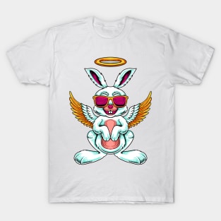 holy rabbit angel illustration T-Shirt